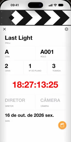 Claquete · Previs Shot iPhone