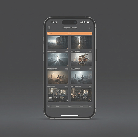 Interfaz de la app de Previs Shot para iPhone